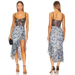 Katie May Take A Sip Corset Dress Royal Indigo Spot